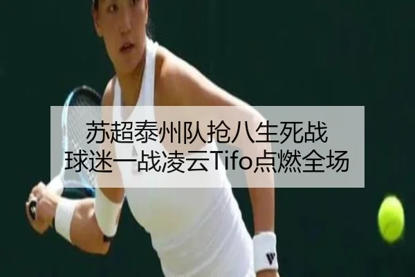 苏超泰州队抢八生死战 球迷一战凌云Tifo点燃全场